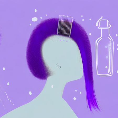 Can I Use Anti-Frizz Shampoo on Dyed Bright Purple Hair?